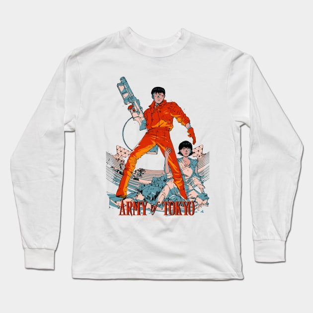 Army of Tokyo Long Sleeve T-Shirt by gl1tch